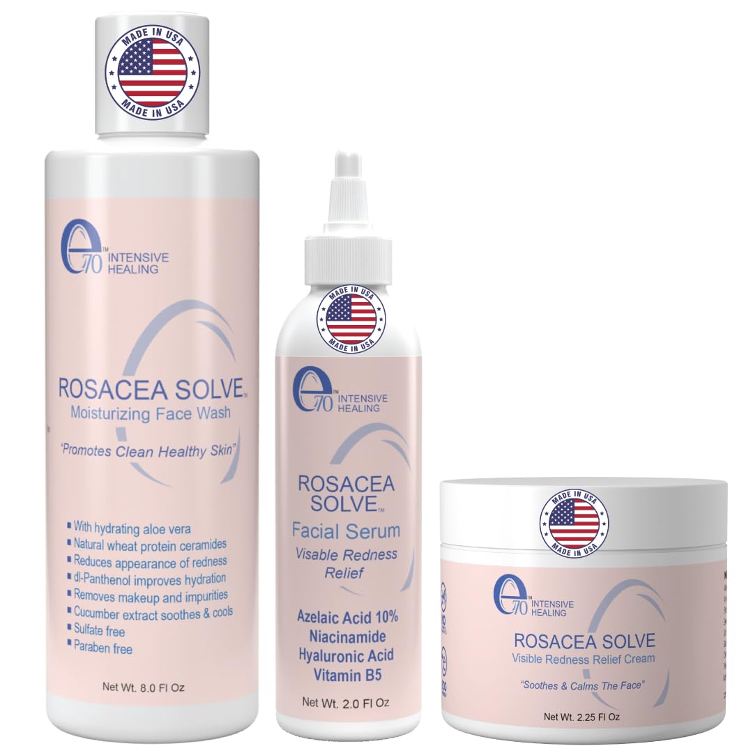 Rosacea Treatment Skincare Set for Redness Relief and Hydration