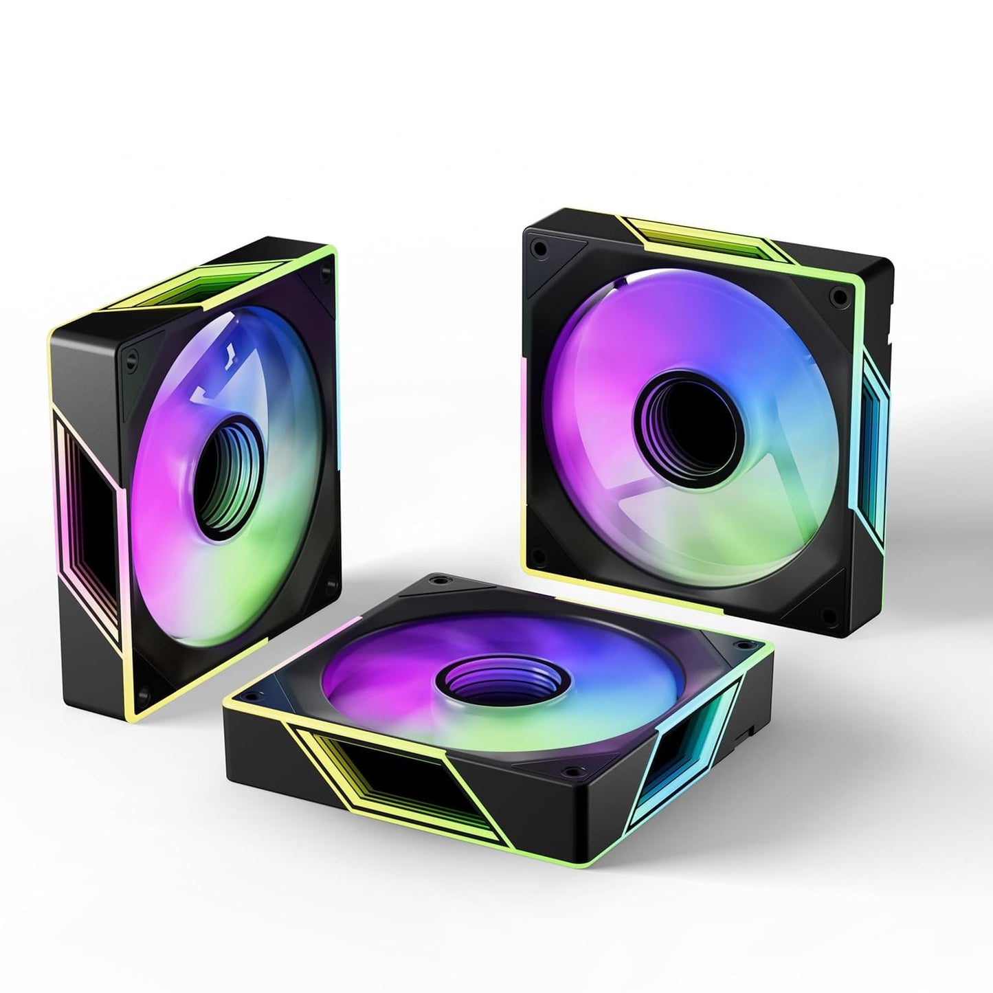 120mm ARGB Computer Case Fan with Infinity Mirror Design