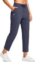 Petite Pants for Women 24in/26in Ankle - Stretchy 7/8 Sweatpants