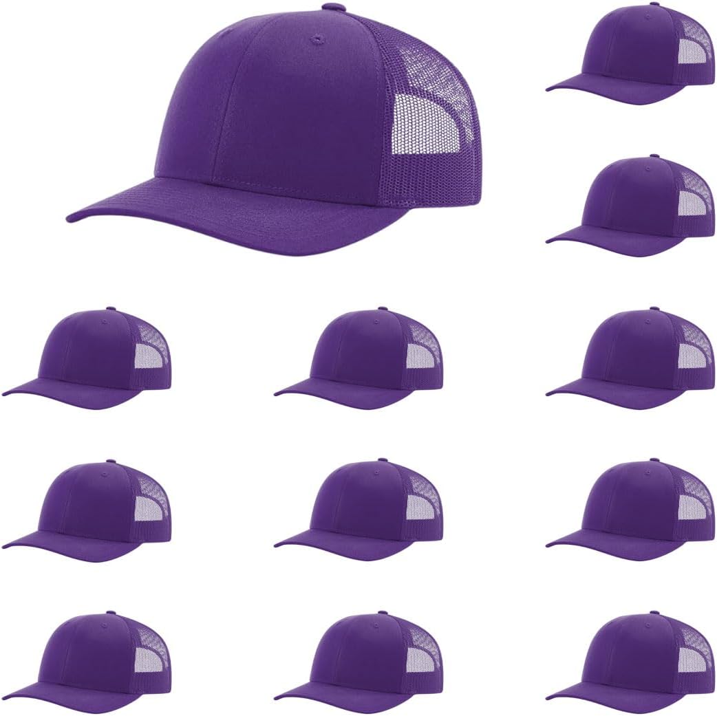 Richardson 112 Classic Six-Panel Adjustable Snapback Trucker Cap