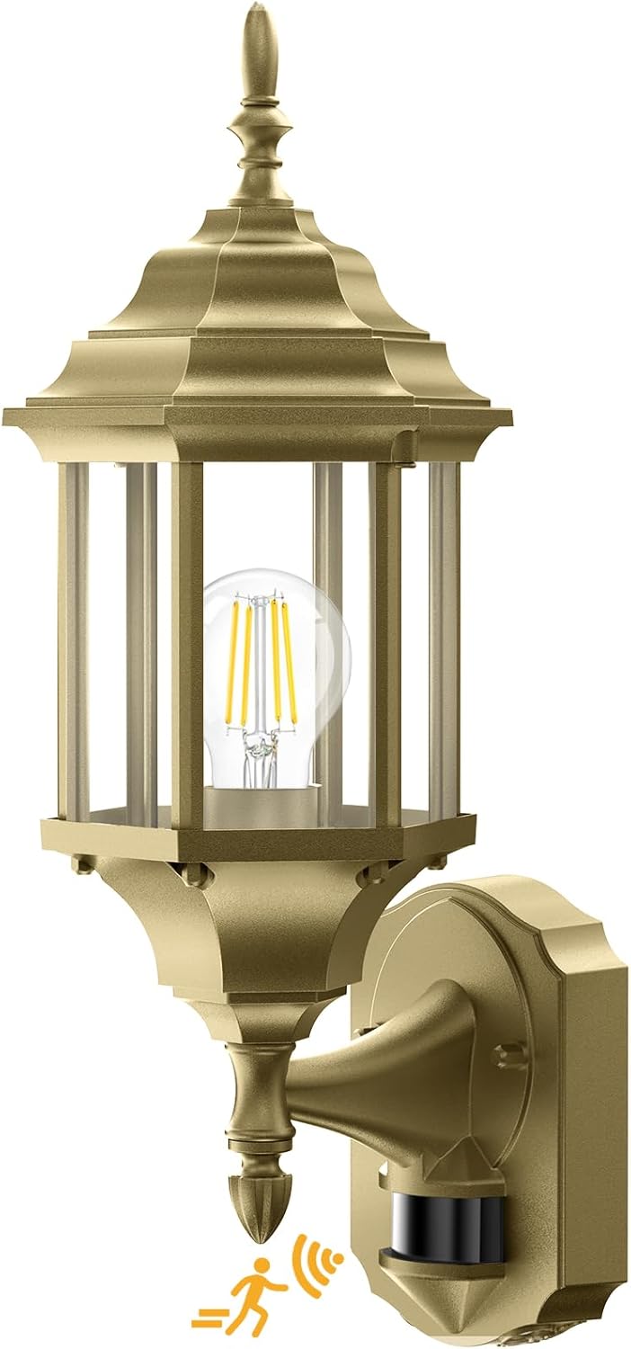 Redluck Motion Sensor Outdoor Lights for Dusk to Dawn Use