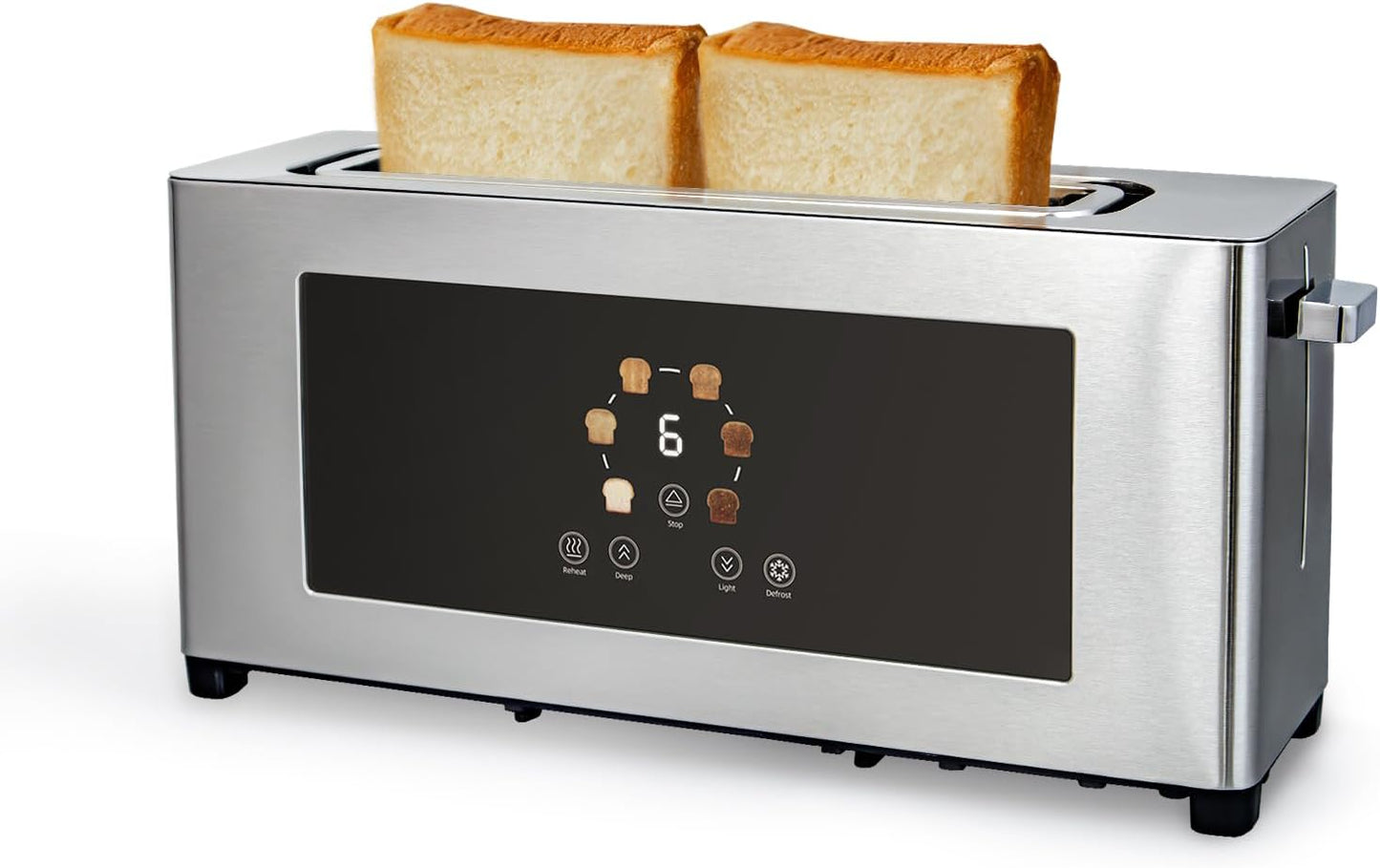 2 Slice Toaster with Touch Screen for Perfect Toast Every Time