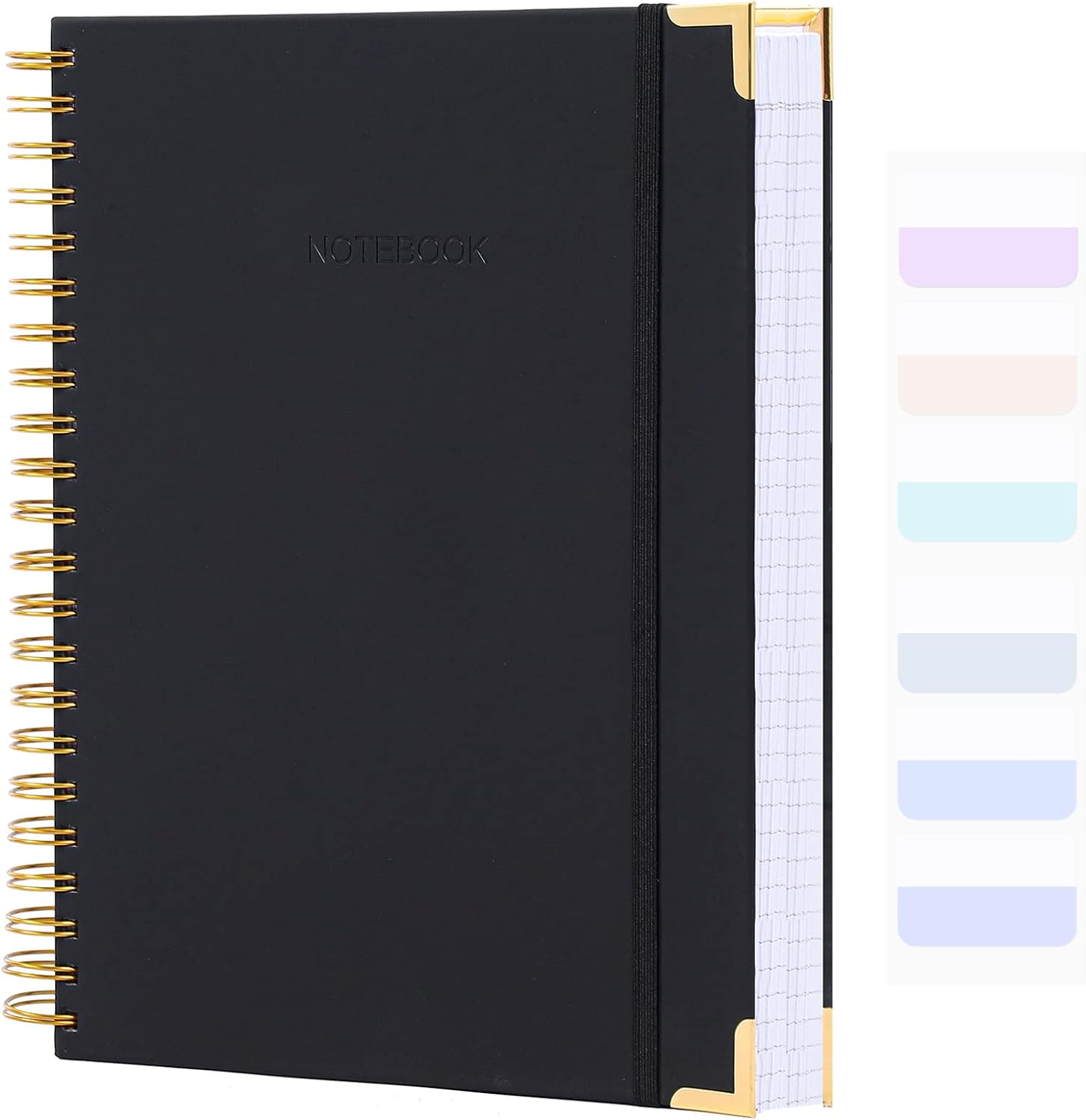 Amanple Leather Writing Journal, 300 Pages, A4 Size, 24 Index Tabs