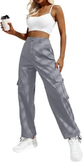 Lepunuo High Waisted Cargo Pants Women - Comfortable Y2K Baggy Fit are