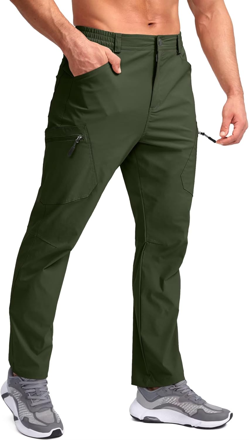 Pudolla Men's Lightweight Hiking Pants for Outdoor Adventures