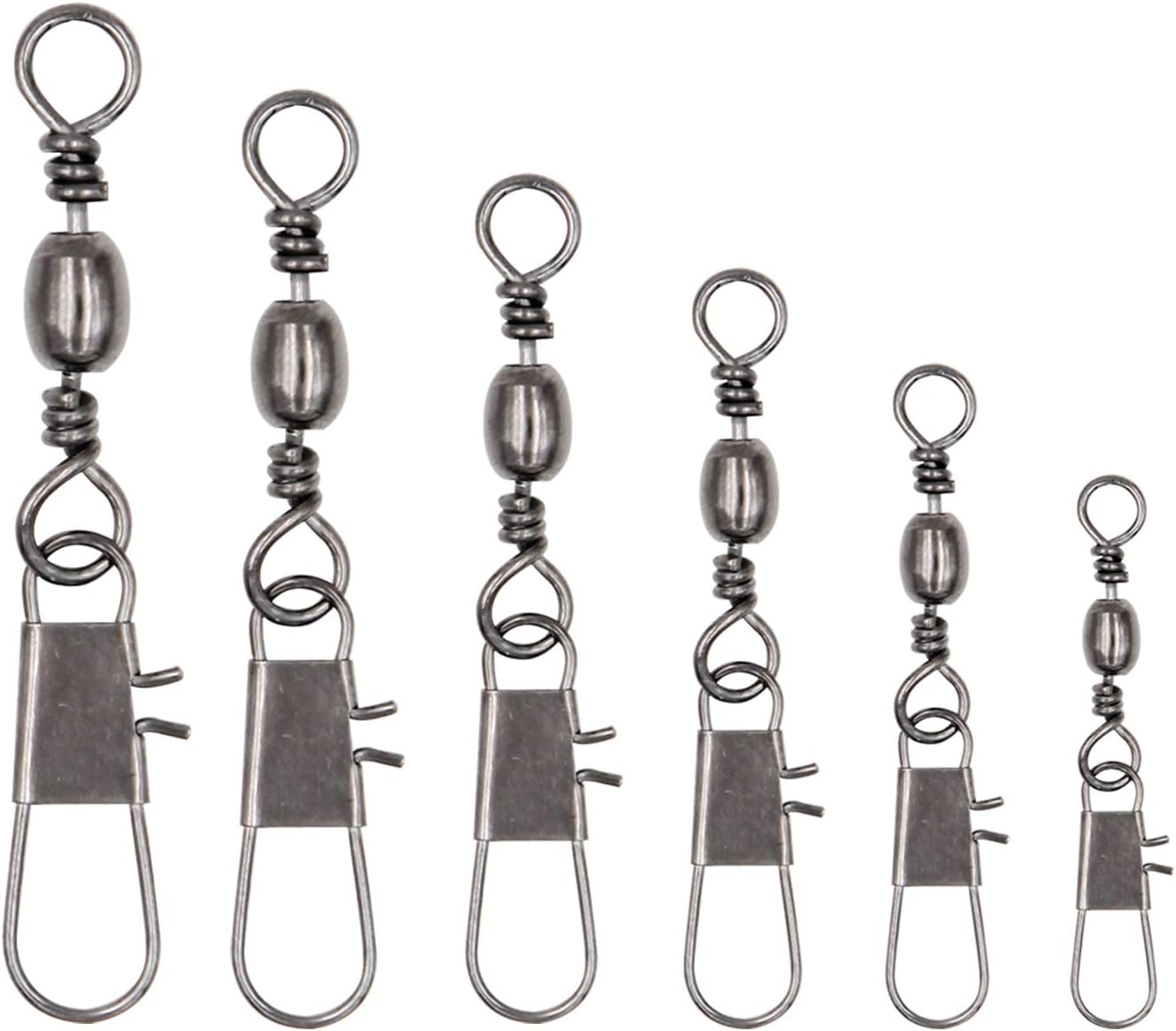 Stainless Steel Fishing Swivels Set, Corrosion Resistant
