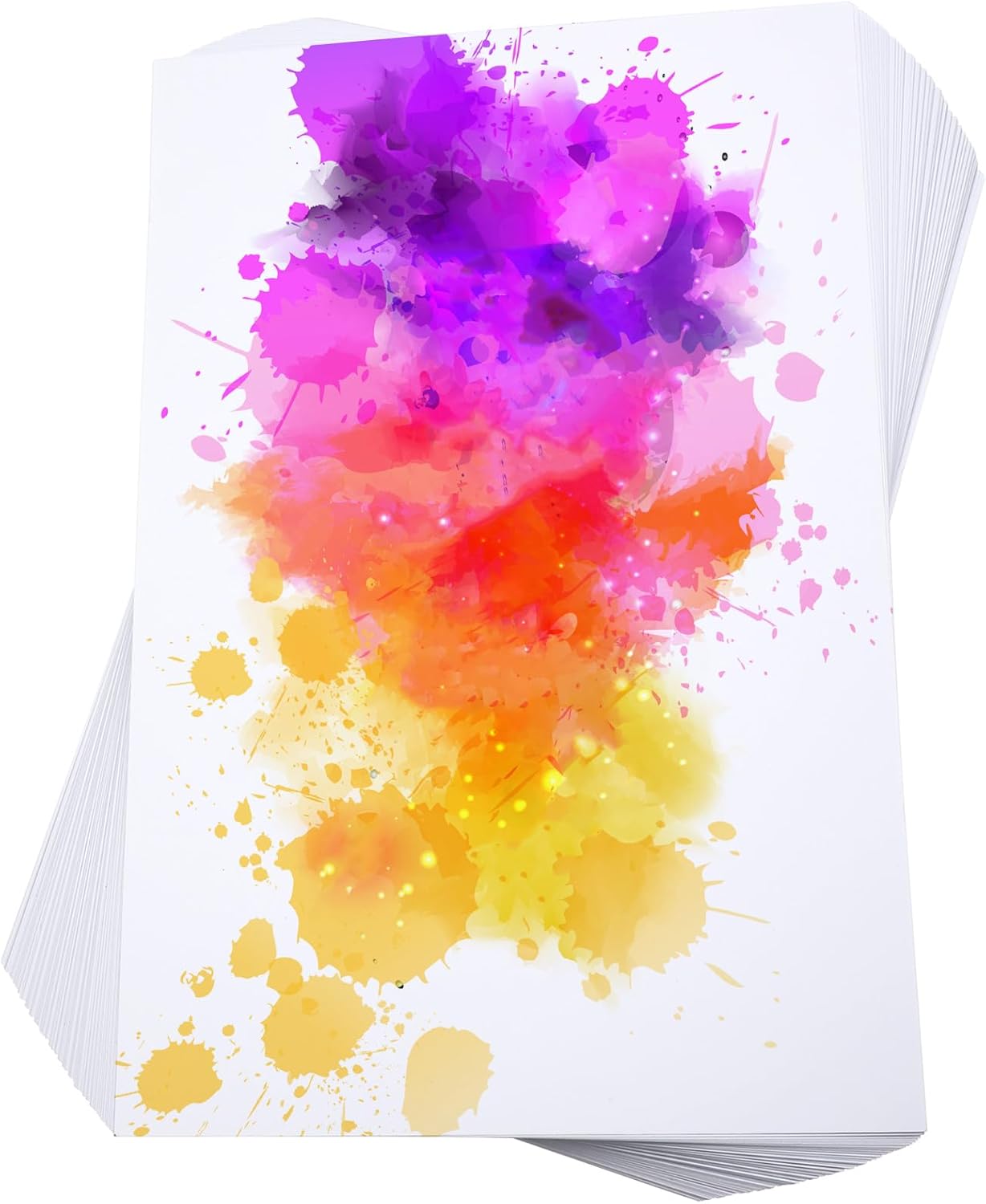 Spiareal 100 Sheets Watercolor Paper for Artists and DIY Projects