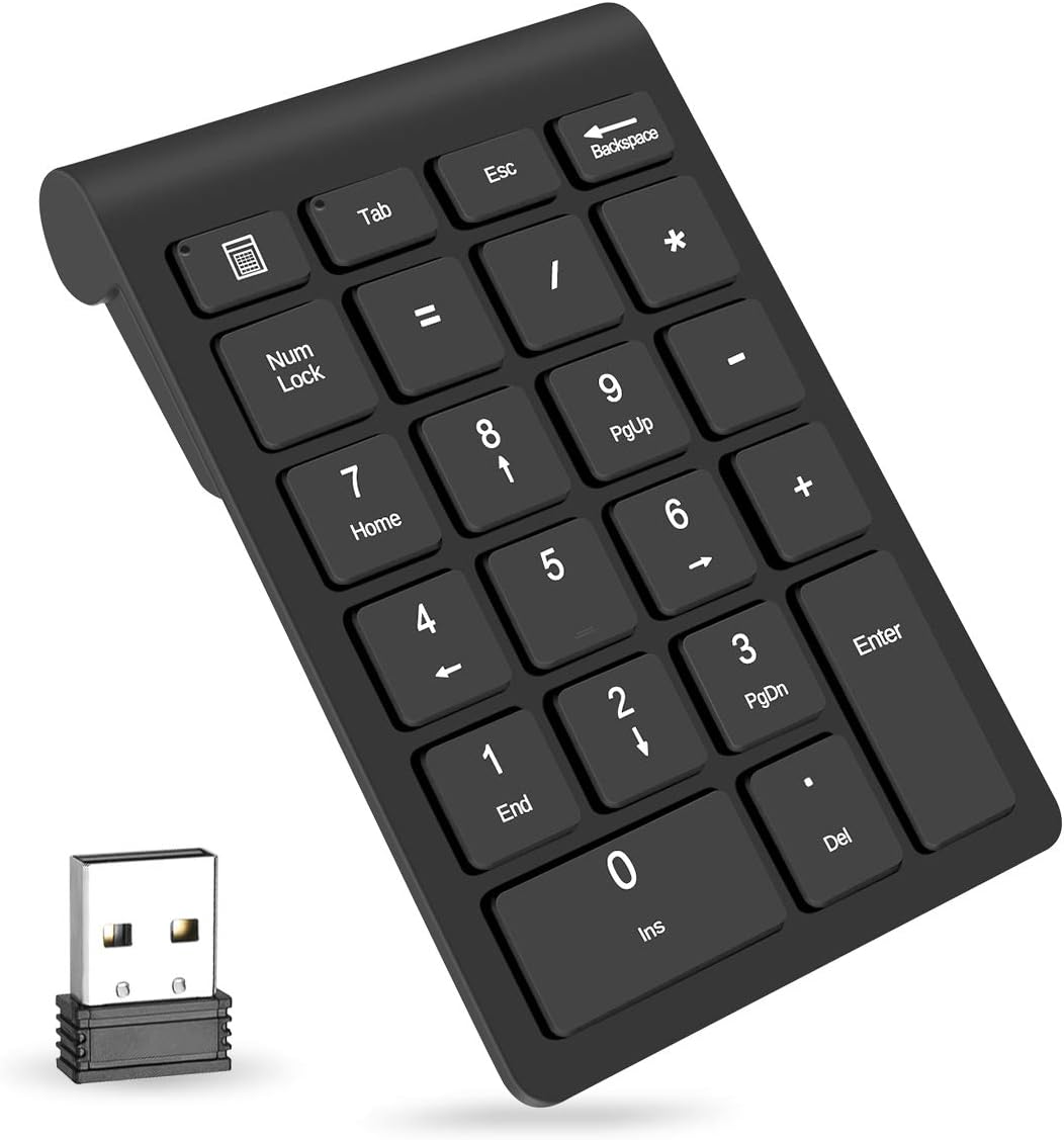 Portable Wireless Numeric Keypad by Foloda - Boost Productivity!
