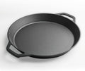 18-Inch Pre-Seasoned Cast Iron Skillet - Large Dual-Handle Pan