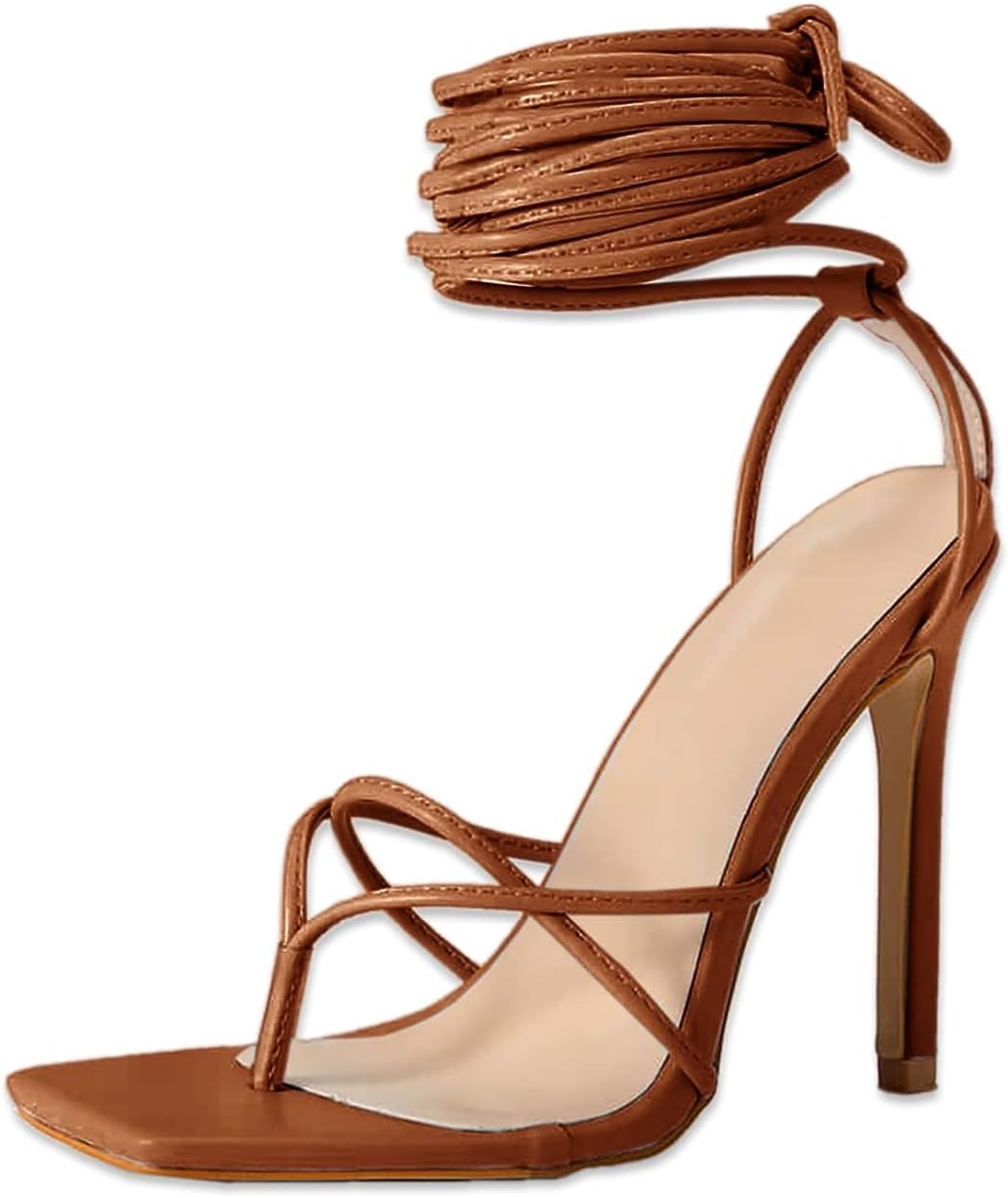Chic Lace Up Heeled Sandals for Parties and Casual Outings