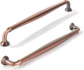 Brushed Antique Copper 8 in Cabinet Pulls 10-Pack - Durable Vintage