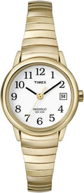Timex Women's Easy Reader Watch - Clear Dial, Classic Gold