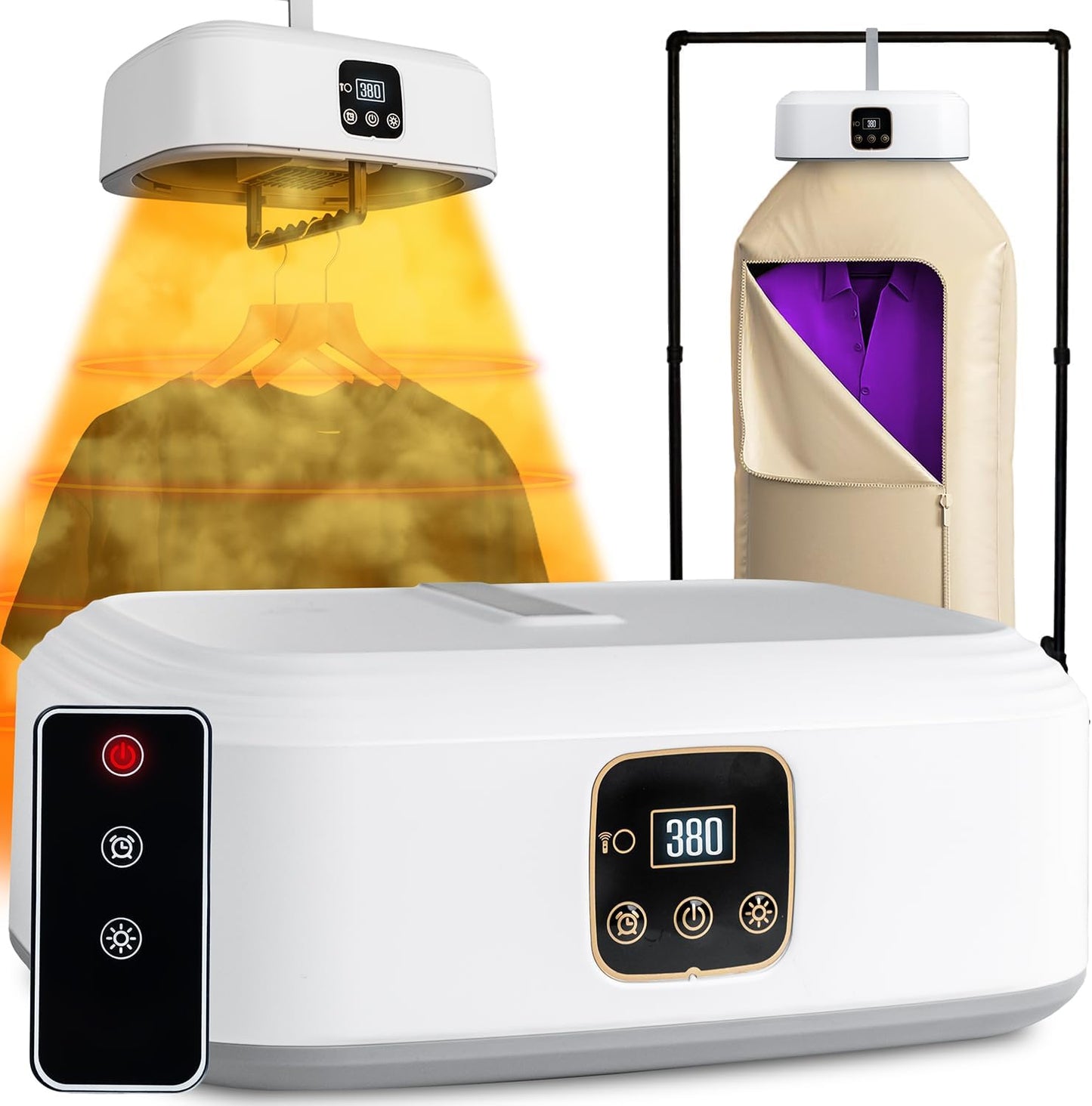 Compact Portable Clothes Dryer: Quick Drying Anywhere!