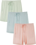 BAMBOO COOL Women's Pajama Shorts - Comfortable Bamboo Fabric