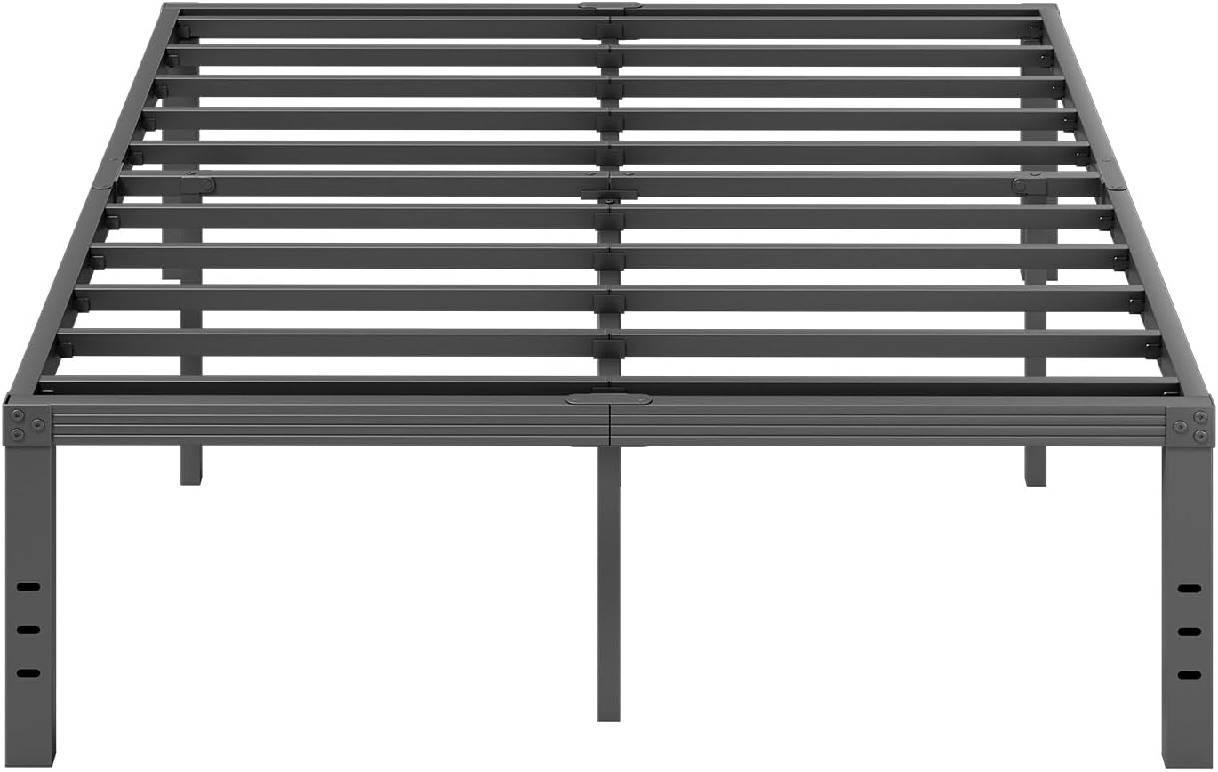 ZIYOO Queen Size Bed Frame with Heavy Duty Steel Slats