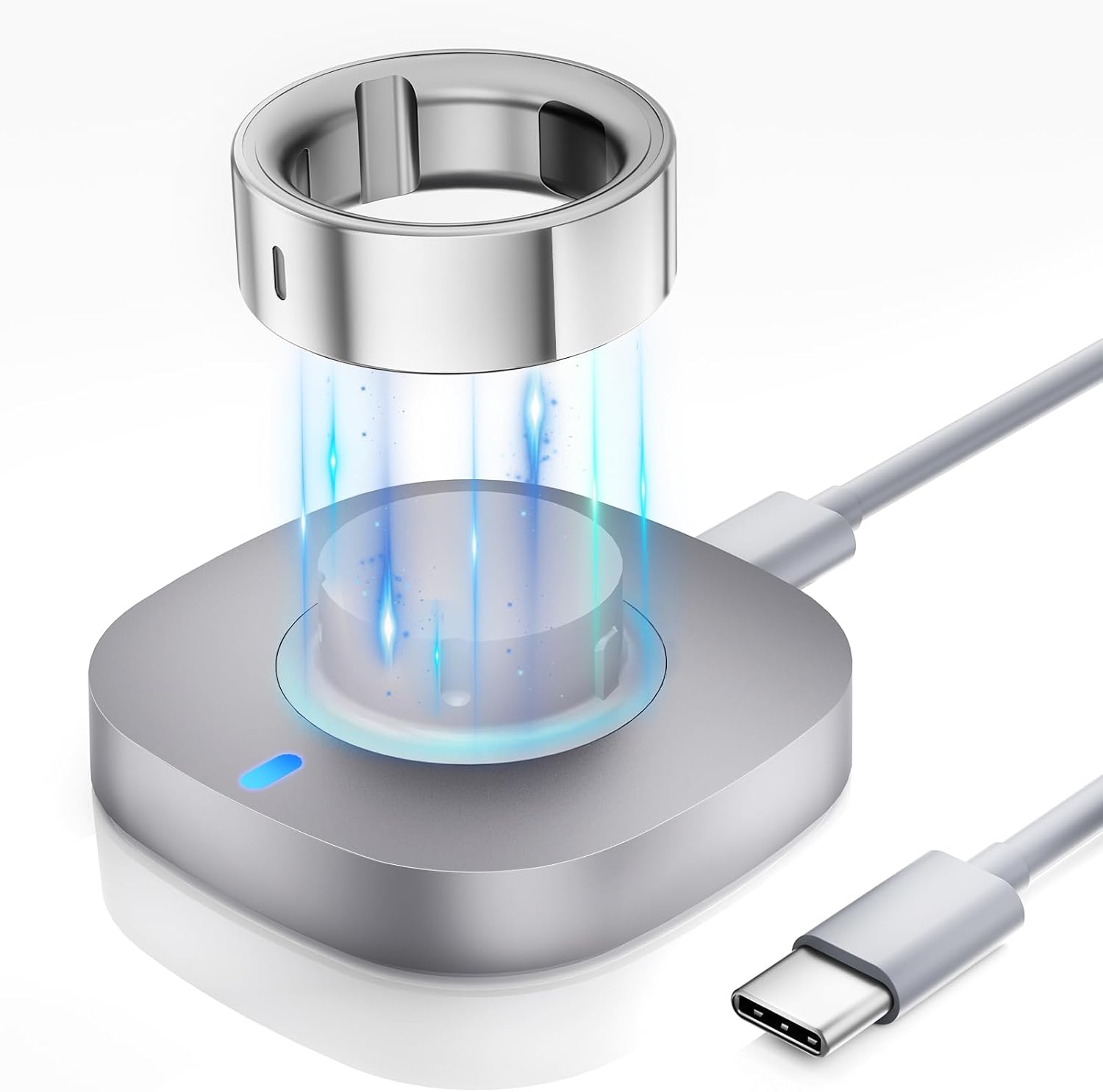 Compatible Oura Ring Gen 4 Charger - Size 12 Dock & USB-C Cable
