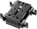 SmallRig Camera Tripod Mounting Baseplate w 15mm Rod Clamp Rail Block