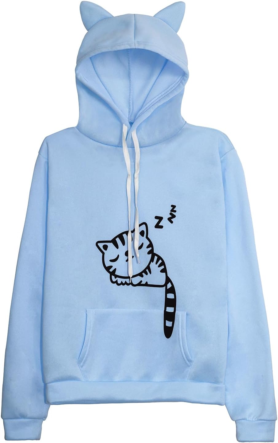 Cute Cat Ear Hoodie with Vertebraid