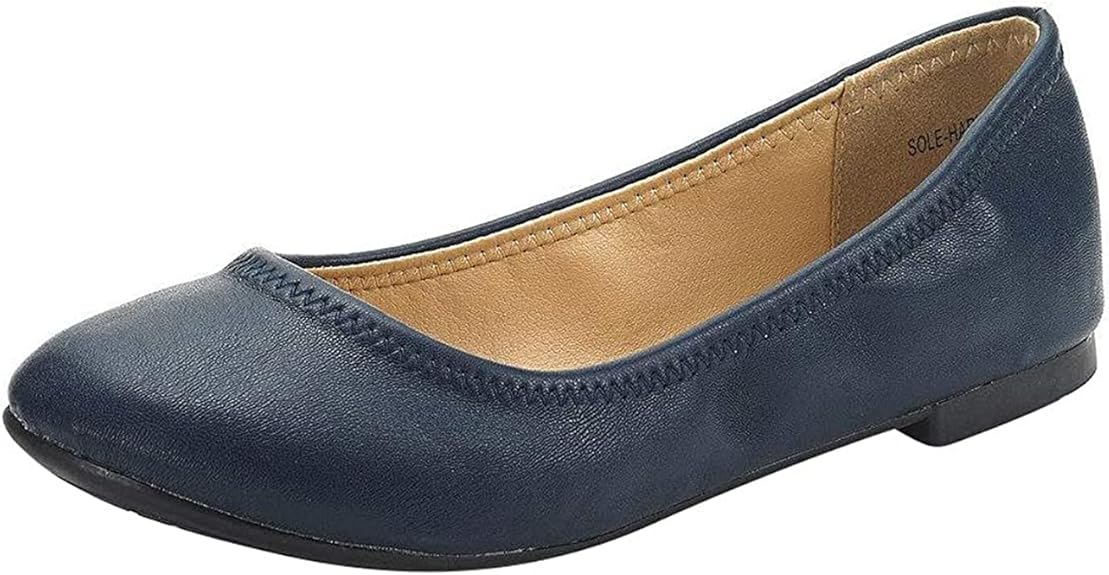 DREAM PAIRS Women's Sole-Happy Ballerina Walking Flats Shoes Review