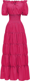 Renaissance Women Medieval Chemise Dress - Elegant Peasant