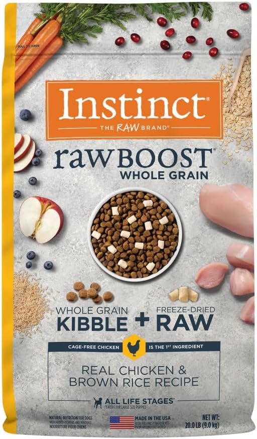 Instinct Raw Boost Natural Dry Dog Food with Real Chicken & Rice