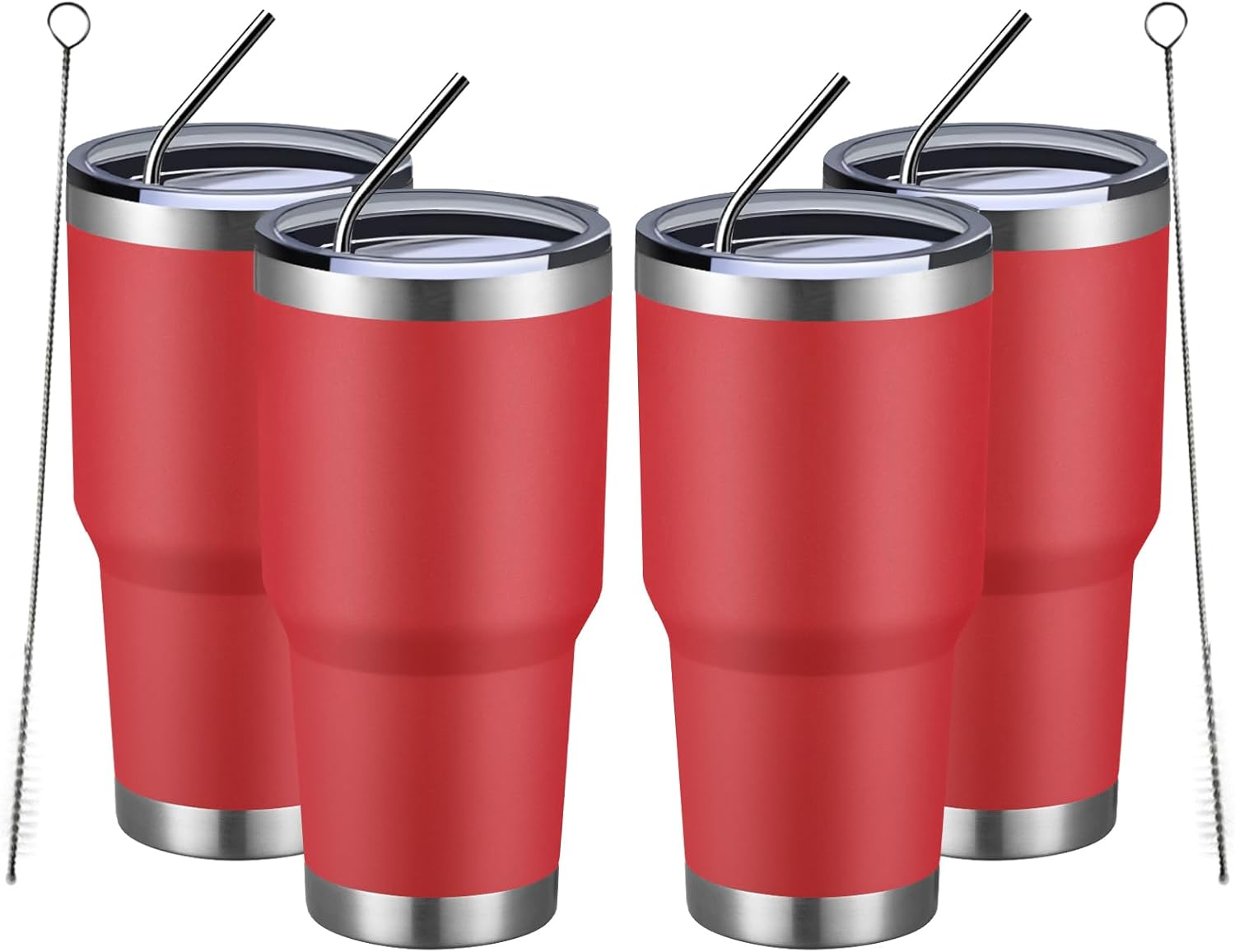 MEWAY 30oz Insulated Tumbler for Hot and Cold Drinks, 4 Pack