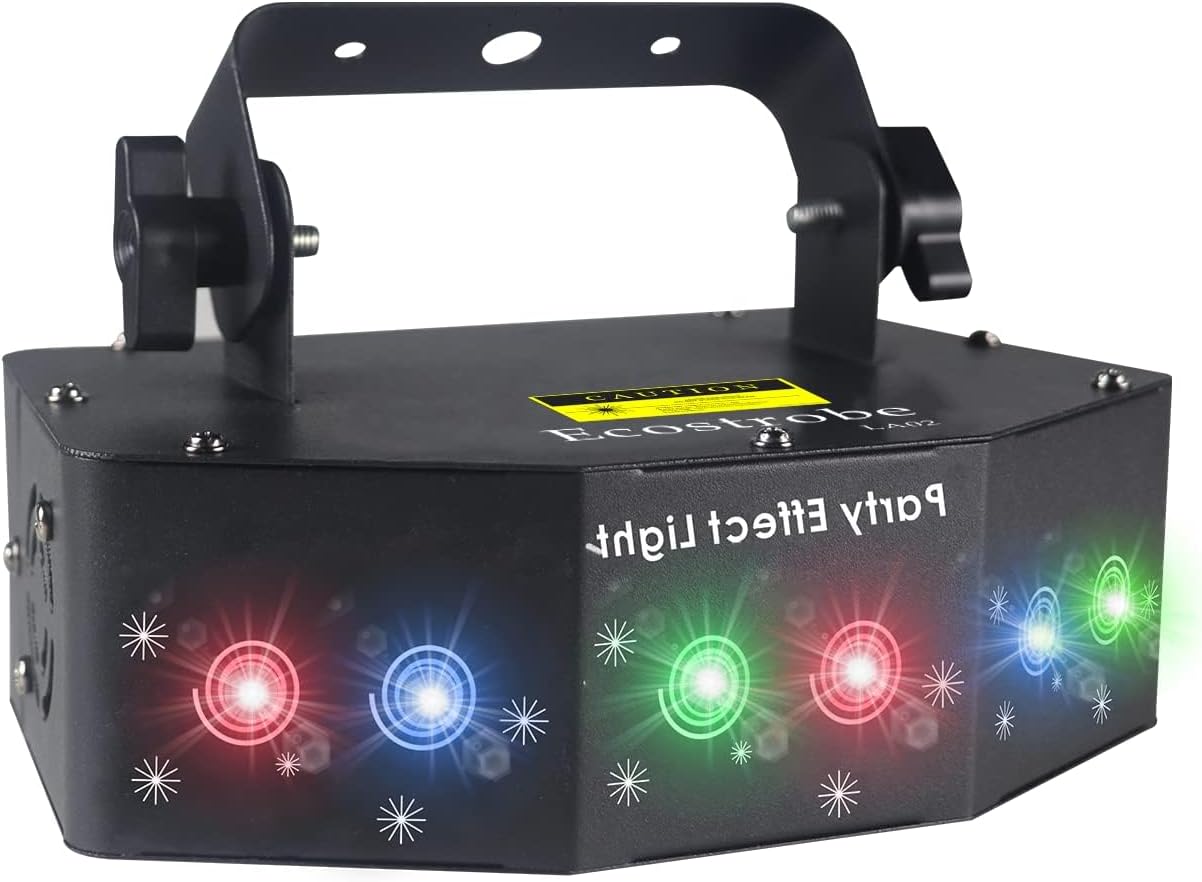 Disco Party Lights with RGB Sound Activation for Dance Events
