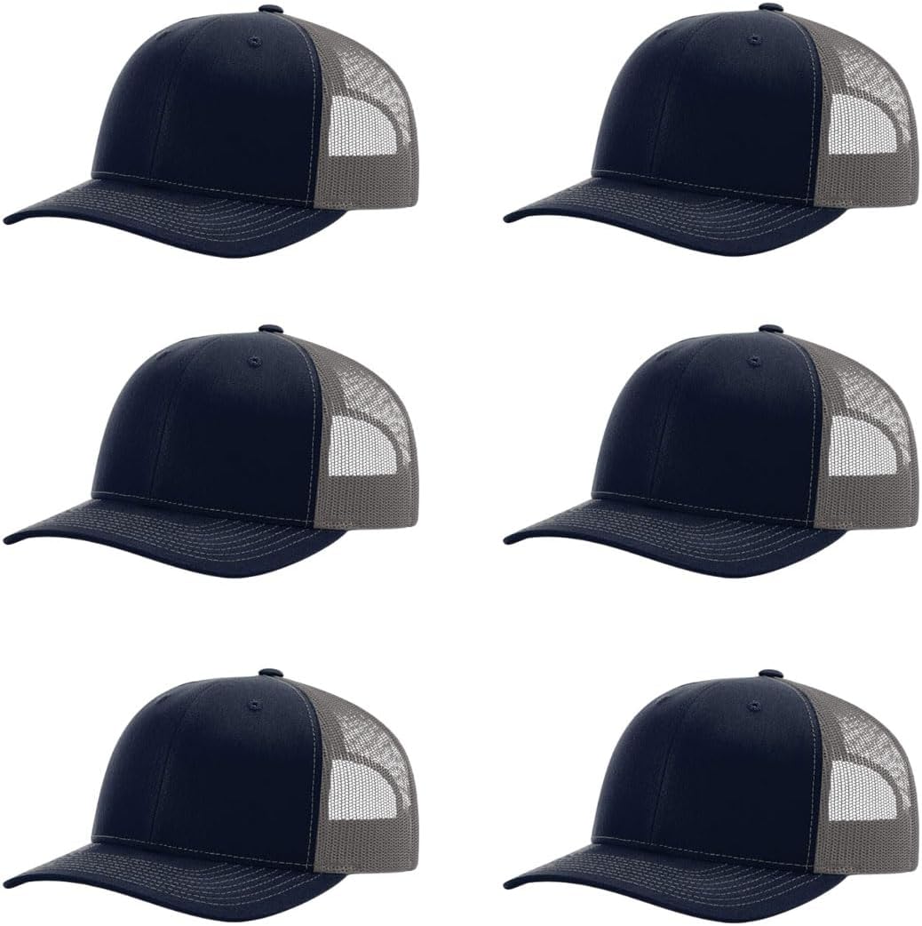 Richardson 112 Classic Six-Panel Adjustable Snapback Trucker Cap