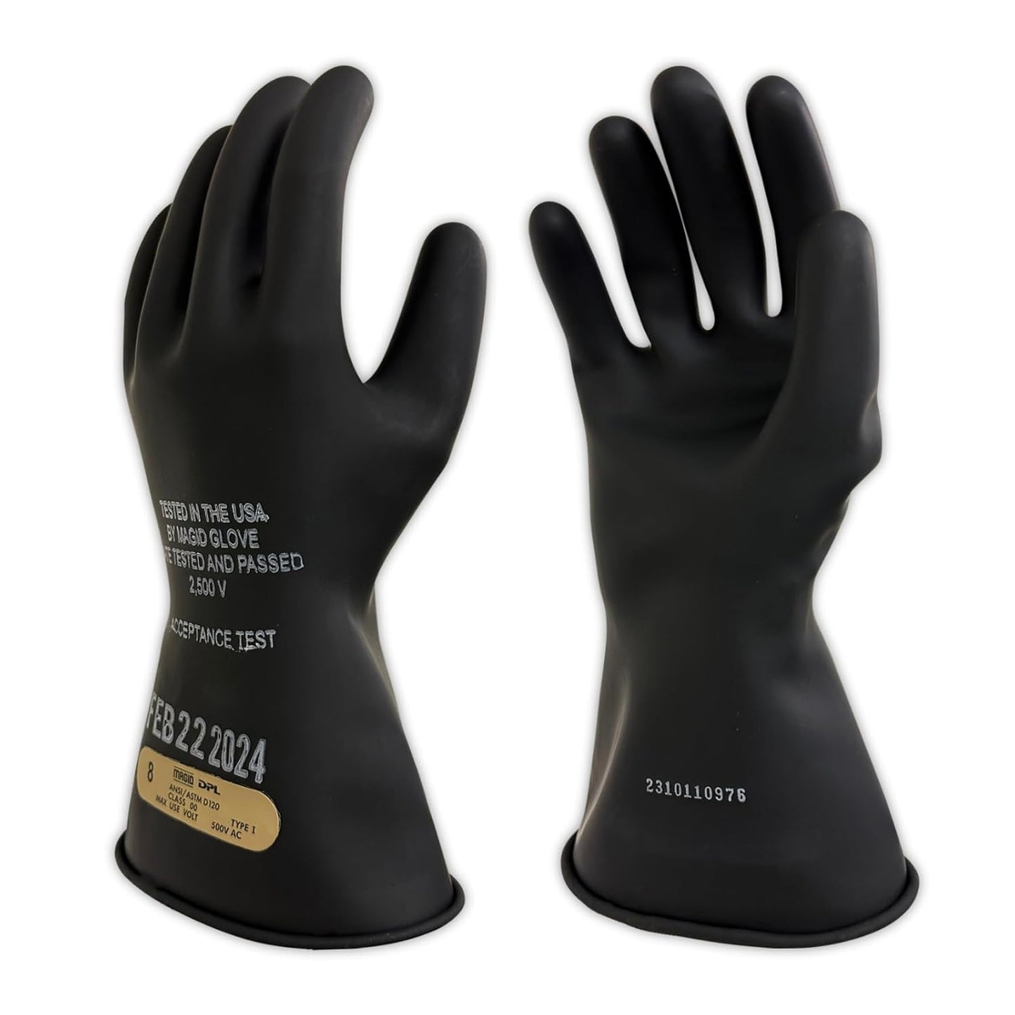 MAGID Insulating Electrical Gloves - Class 00 for Safety