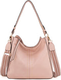 Montana West Medium Hobo Bag for Women - Soft Vegan Leather Satchel