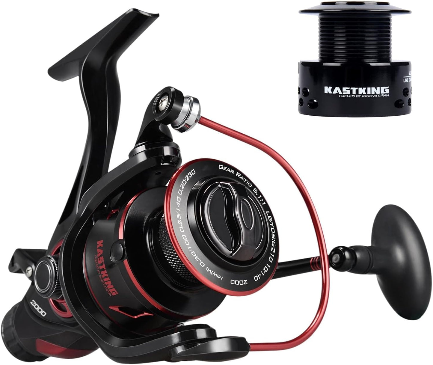 KastKing Sharky Baitfeeder III Spinning Reel for Fishing Action
