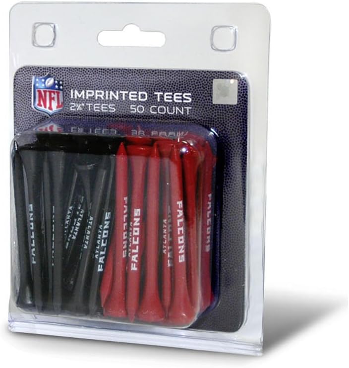 NFL Team Golf Tees Pack: 50 Count Vibrant Design