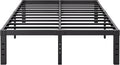 14 Inch Queen Bed Frame No Box Spring Needed - Heavy Duty Platform