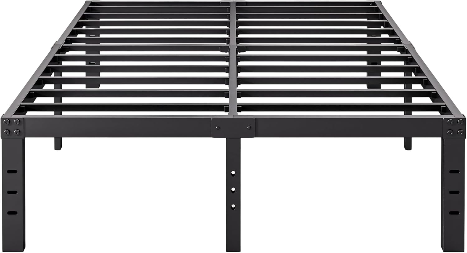 14 Inch Queen Bed Frame No Box Spring Needed, Heavy Duty Design