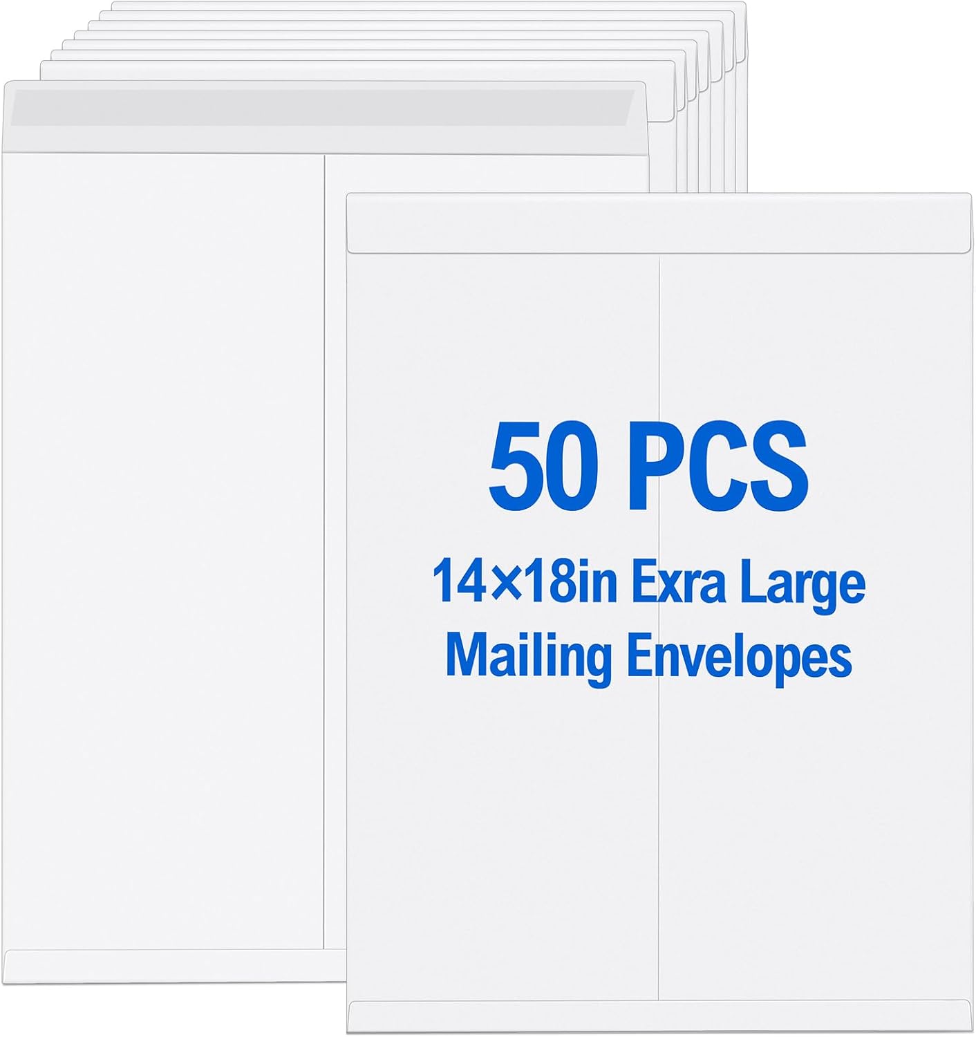 50 Pcs 14 x 18 Extra Large Mailing Envelopes for Documents