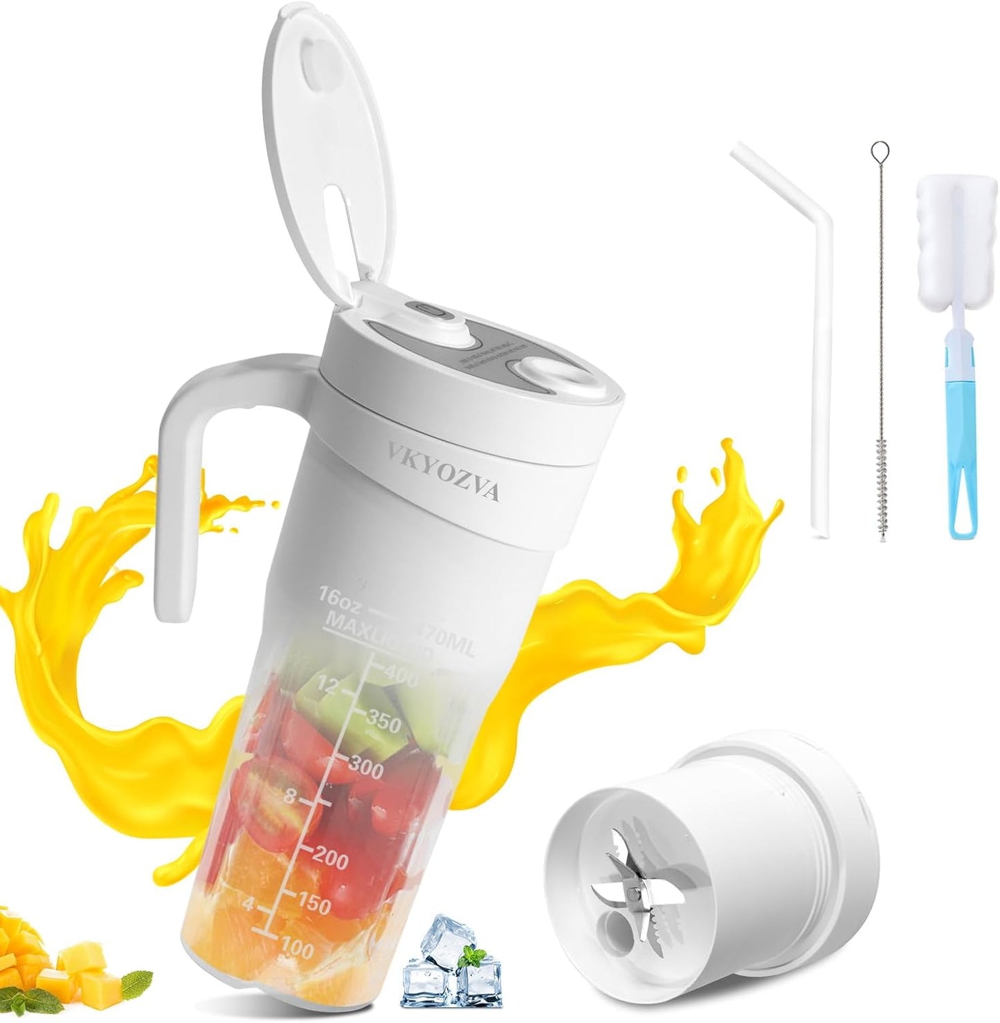 USB-C Rechargeable Portable Blender - On-the-Go Smoothies! 