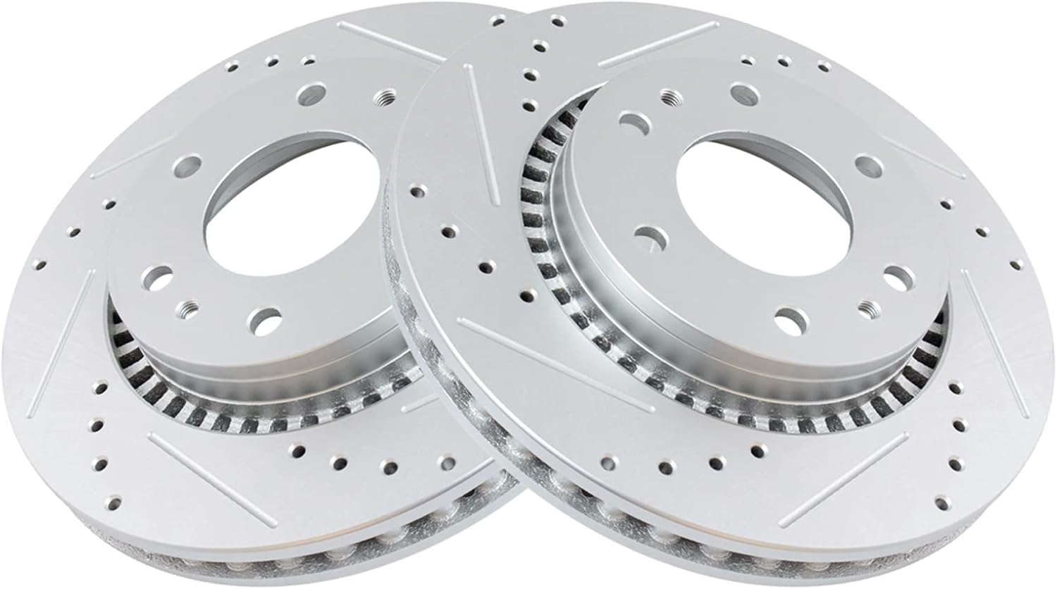 TRQ Front Performance Brake Rotors Set for Buick Rainier & More
