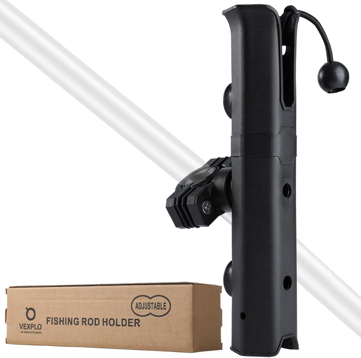 VEXPLO Adjustable Pole Mount Holder - Versatile Fishing Accessory