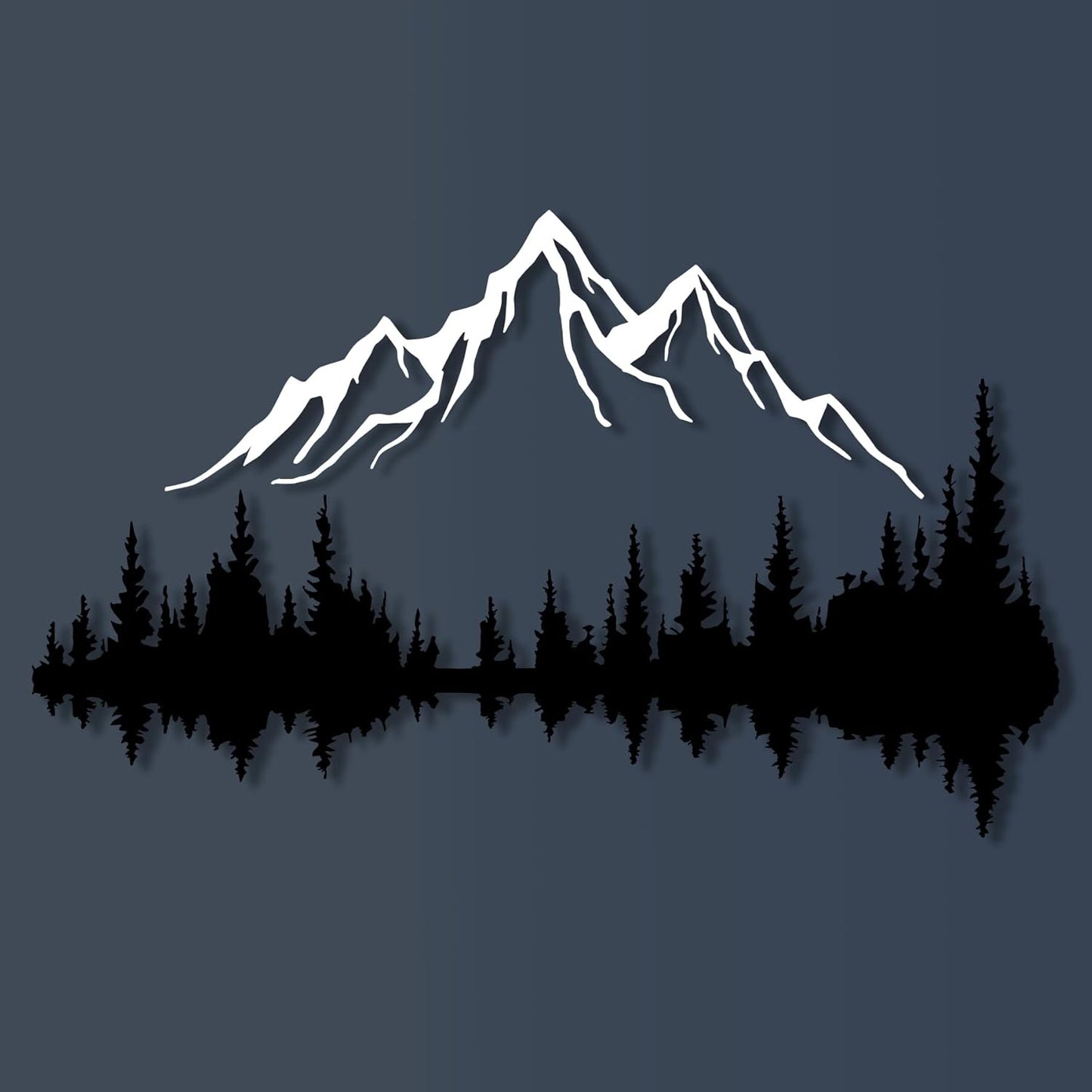 Metal Wall Art | Mountain & Forest Sculptures for Home Decor