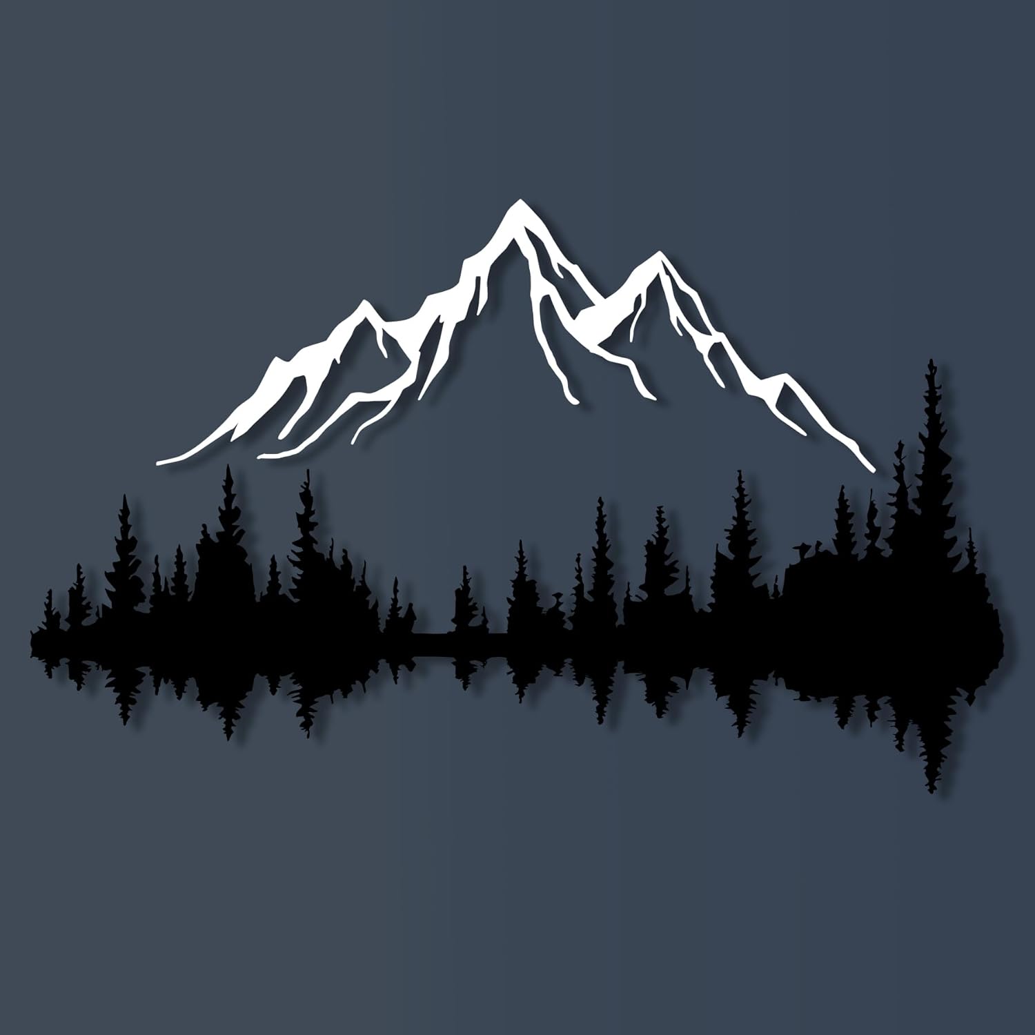 Metal Wall Art | Mountain & Forest Sculptures for Home Decor