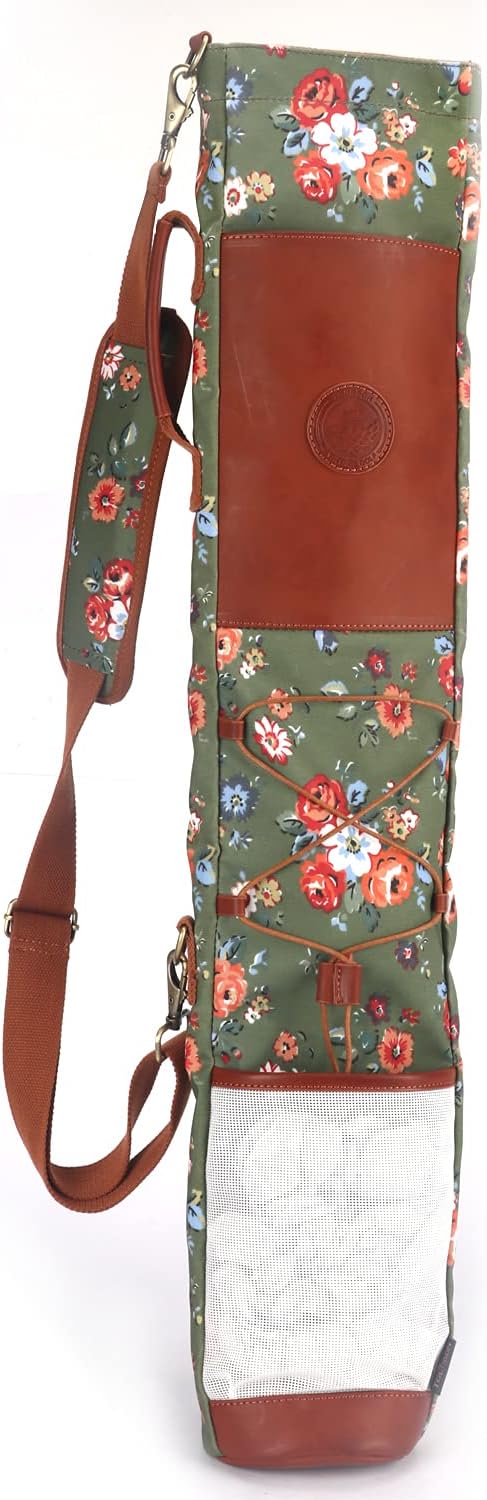 TOURBON Canvas Golf Bag: Stylish & Lightweight!