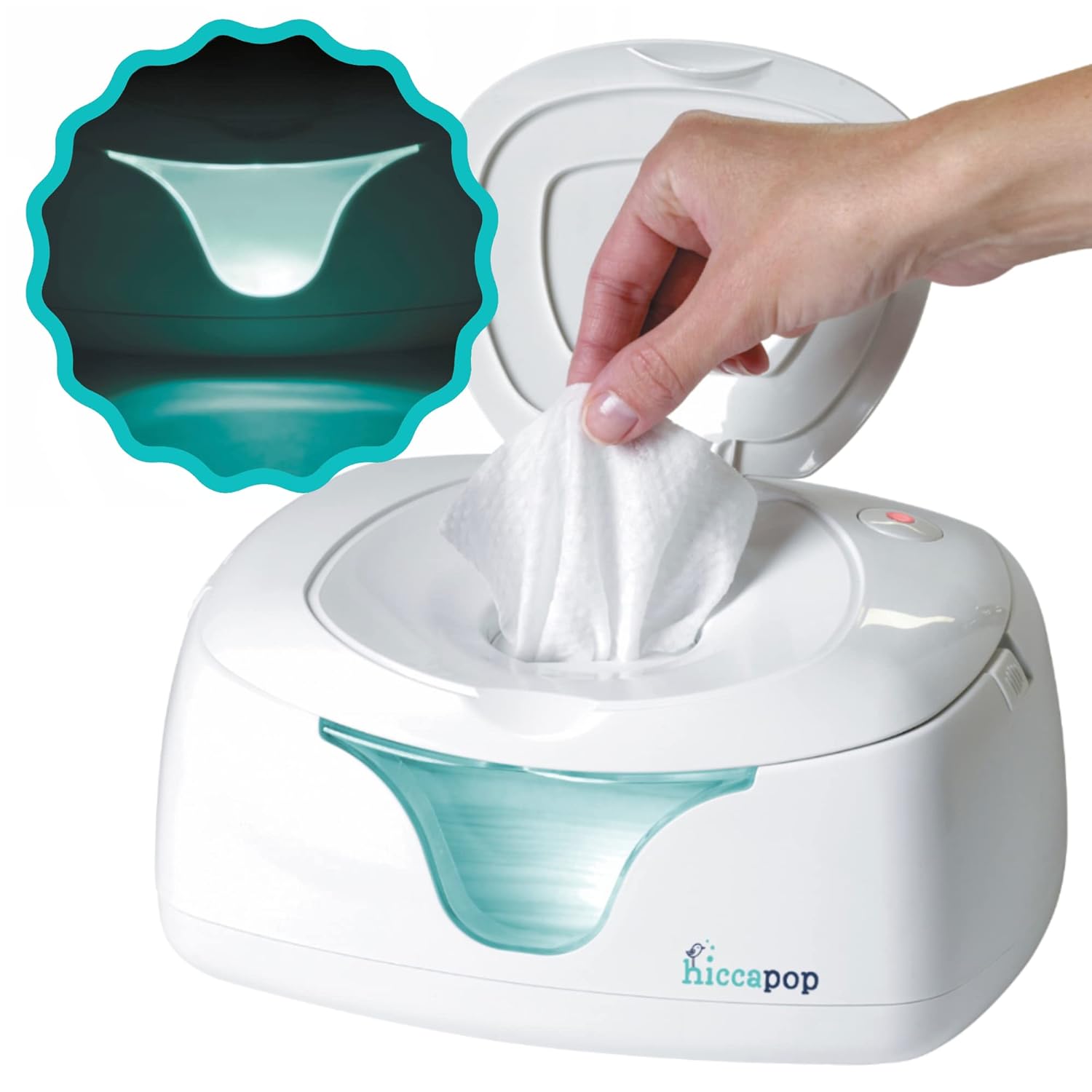 Hiccapop Baby Wipe Warmer | Warm & Soothe Baby's Skin