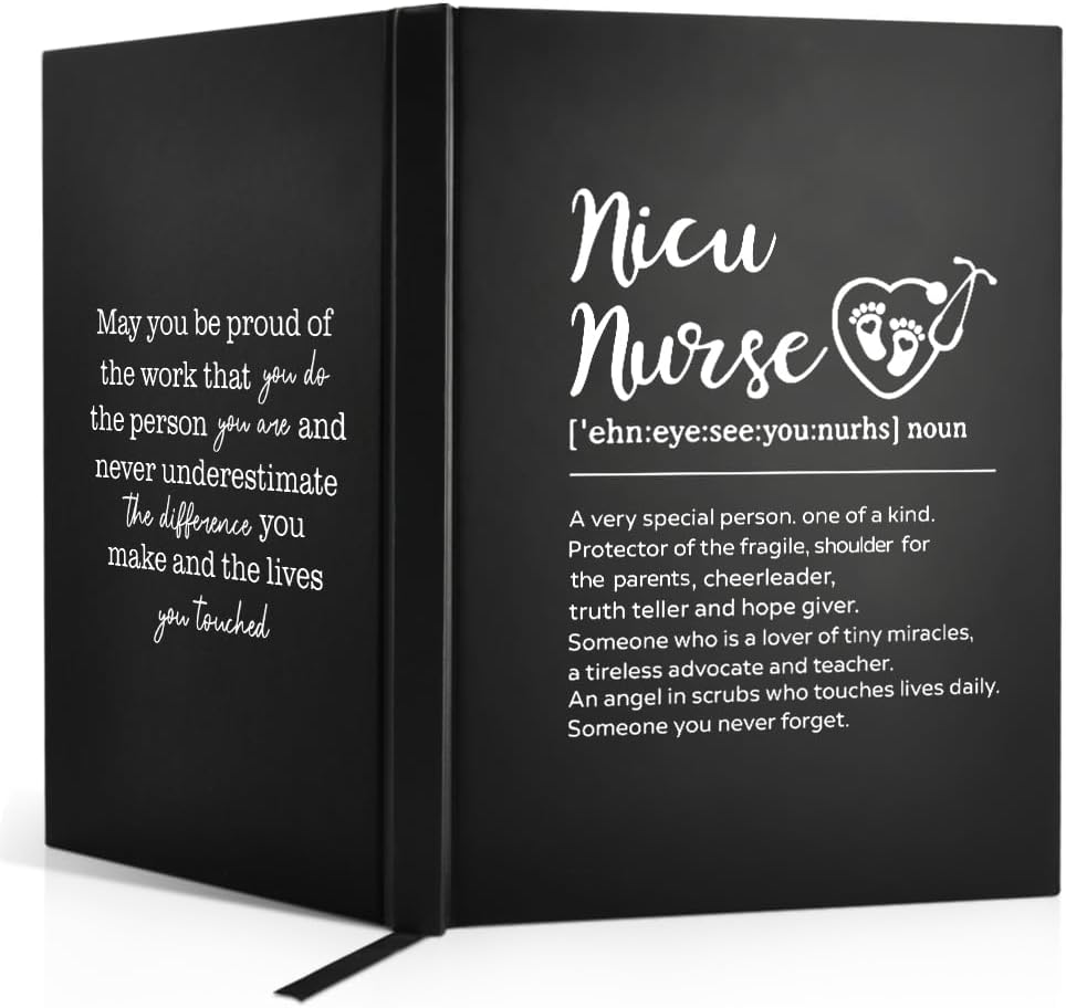Nicu Nurse Hardcover Notebook - 160 Pages