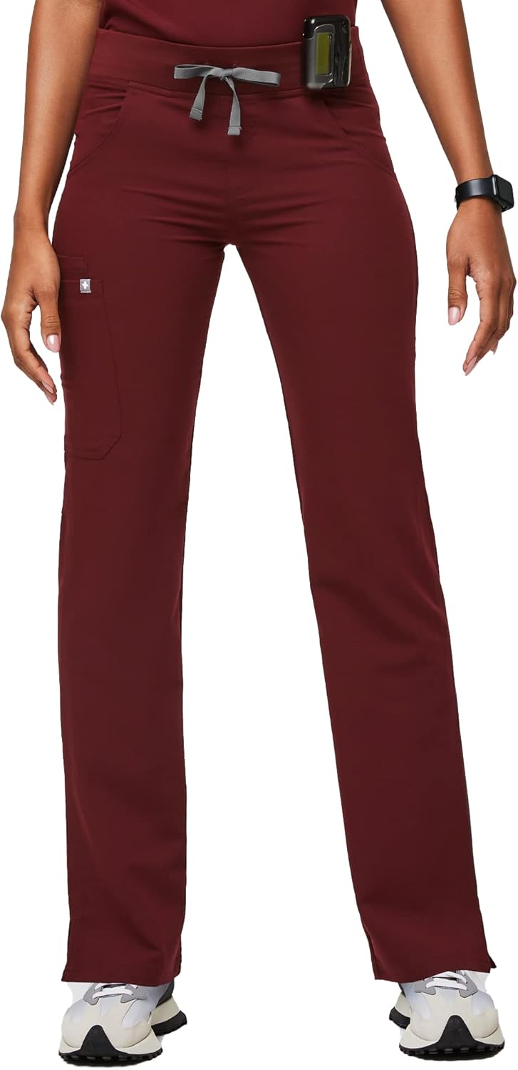 FIGS Kade Cargo Scrub Pants for Women with Yoga Waistband