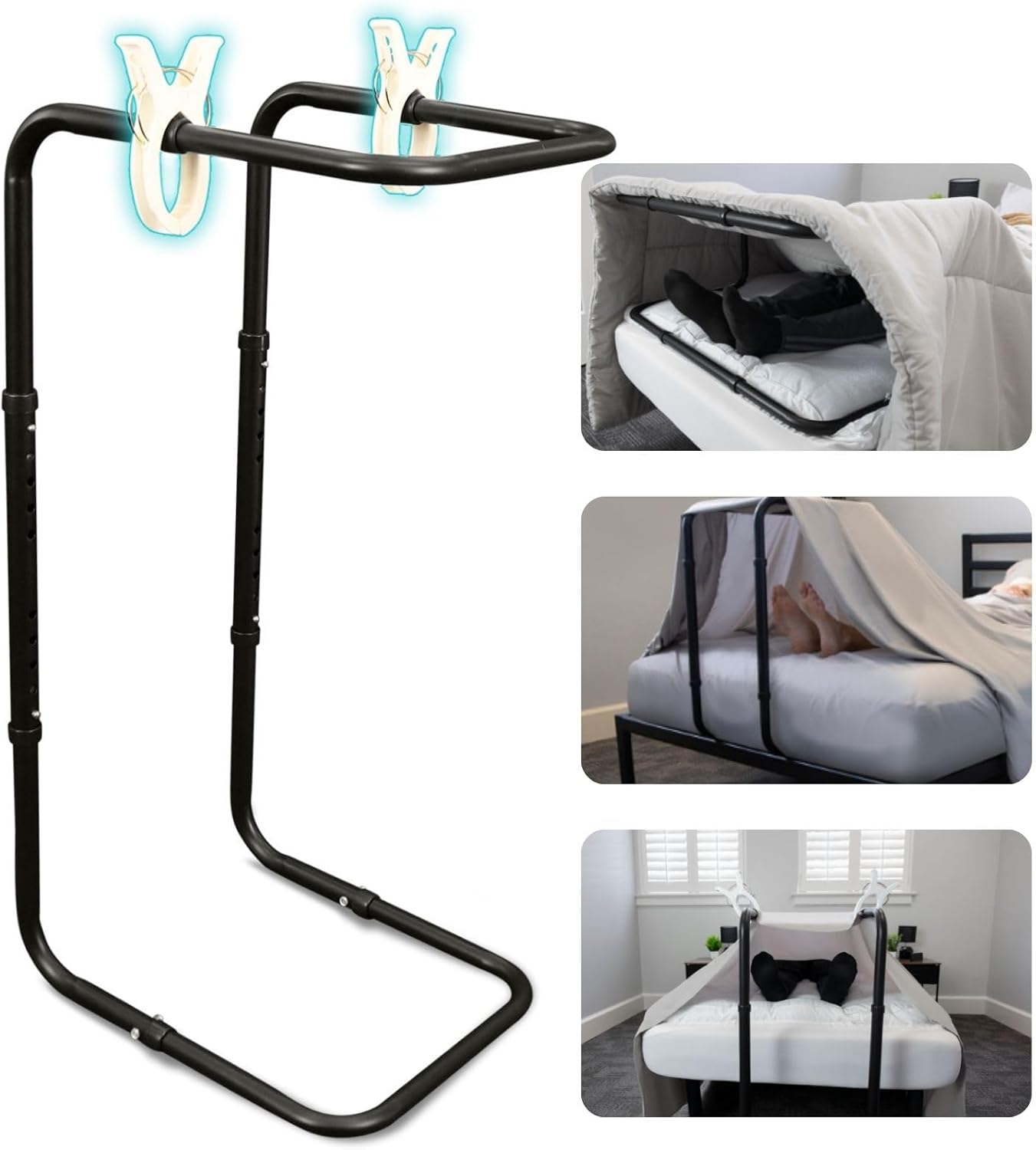 Vive Adjustable Blanket Lifter: Bed Foot Protector for Recovery & Comfort