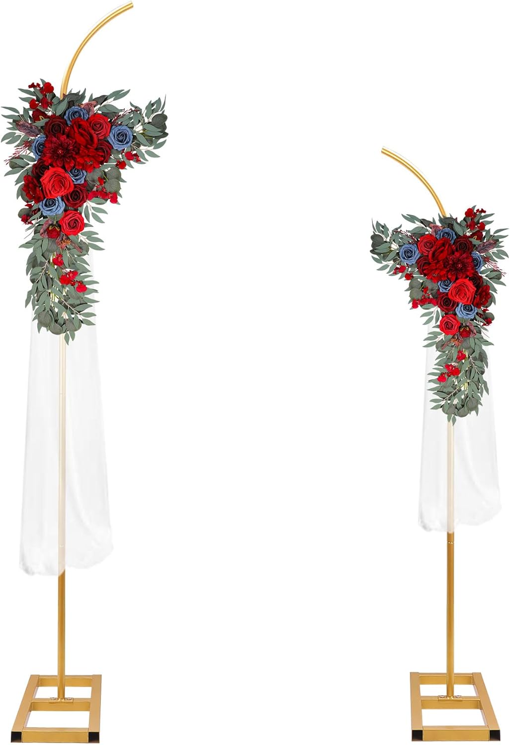 Metal Arch Backdrop Stand Set for Weddings and Celebrations