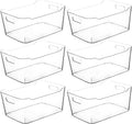 Clear Plastic Storage Bins for Kitchen and Pantry Organization