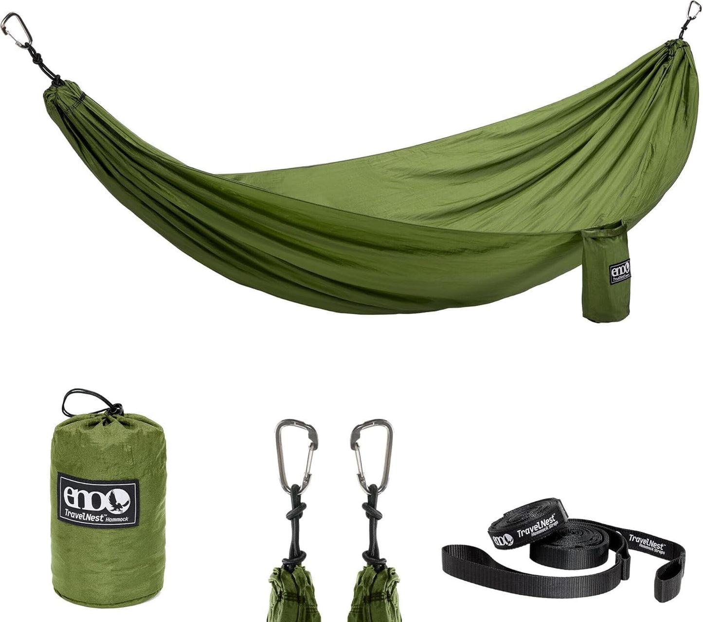 ENO TravelNest Hammock & Straps Combo for Camping Adventures
