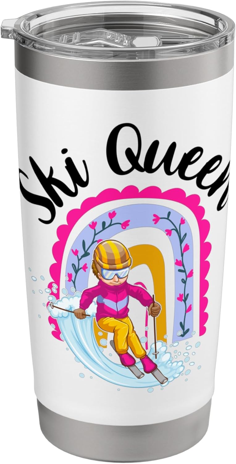 Stay Warm & Stylish on the Slopes - Insulated Ski Tumbler