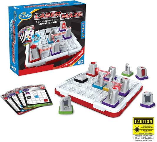 Think Fun Laser Maze Brain Game for Kids Age 8 and Up